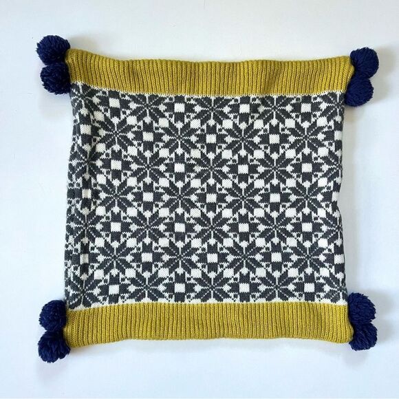 West Elm Knit Wool Blend Pillowcase - Picture 1 of 7
